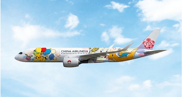 Airbus A350-900 China Airlines "Pikachu Jet" B-18920  04691