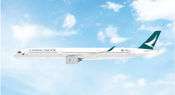 Airbus A350-1000 Cathay Pacific Airways 80 years B-LXD  04720
