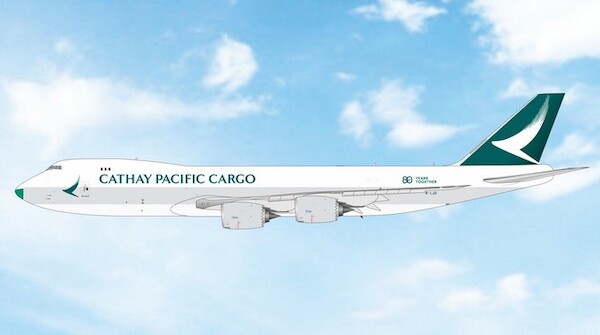 Boeing 747-8F Cathay Pacific Cargo 80 years together B-LJD  04741