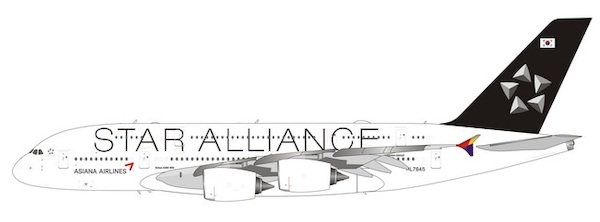 Airbus A380-800 Asiana Star Alliance HL7645 11795