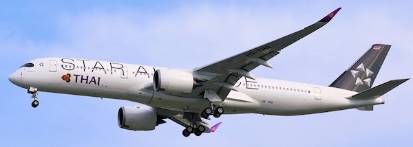 Airbus A350-900 Thai Star Alliance HS-THQ 11858