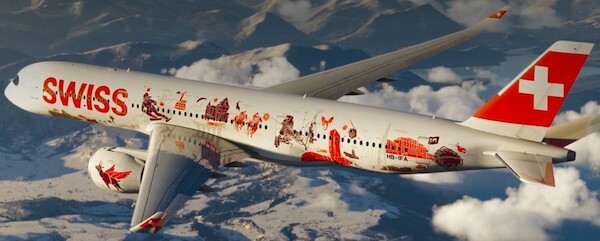 Airbus A350-900 Swiss "Wanderlust" HB-IFA 12003