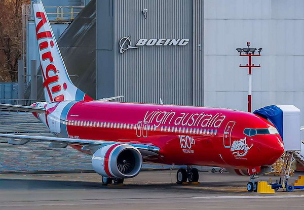 Boeing 737 MAX 8 Virgin Australia "150th Boeing 737" VH-8VI  12095