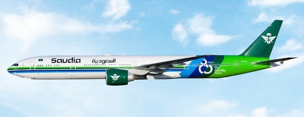 Boeing 777-300ER Saudia 80 years HZ-AK36  12101