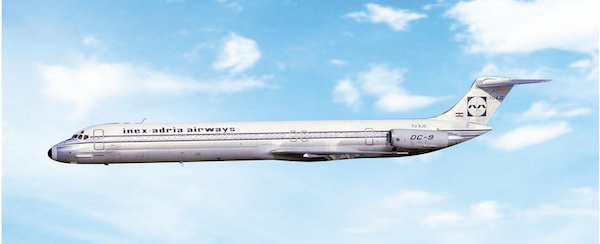 McDonnell Douglas MD81 Inex Adria YU-AJZ  12122