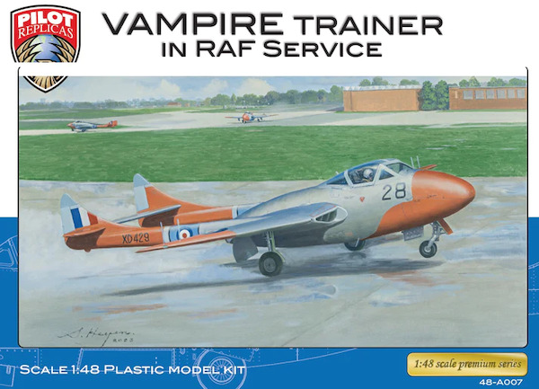 Vampire T11 in RAF service 48-A-007
