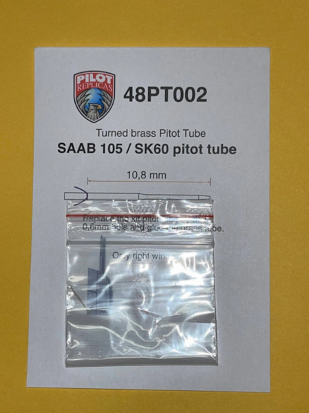 SAAB 105 / SK60 Pitot tube 48-PT-002