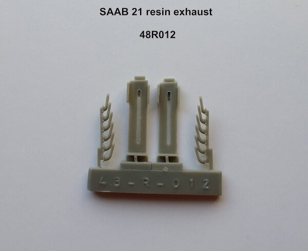 SAAB 21 resin exhaust manifold 48-R-012