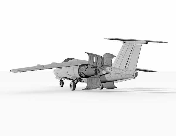 Super detail engine set for SAAB SK60 RM9. 48-R-019