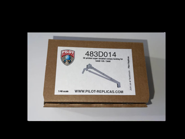 SK60/SAAB 105 Canopy locking mechanism 483D014