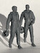 RAF pilots walking with MK 1A helmets 483DP004