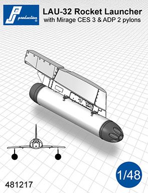 LAU-32 Rocket Launcher with pylon for Mirage III/V  481217