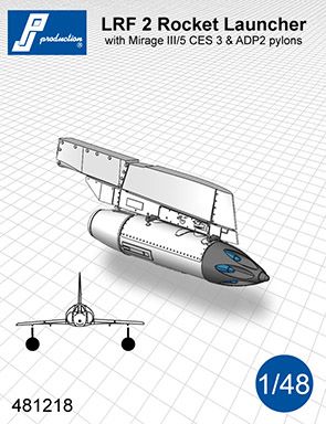LRF 2 Rocket Launcher with pylon for Mirage III/V  481218