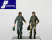 Set of 2 RAF pilots of the 90's standing 721119