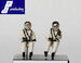 Set of 2 French high altitude pilots of the 60's 721122