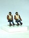 RAF pilots seated in a/c (WWII) - 2 figures 721136