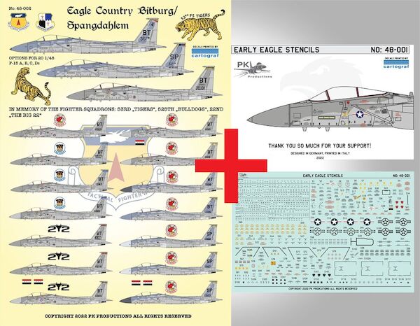 Ultimate F15 Eagle Decal Bundle (BACK IN STOCK)  PKP48-003