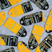 Keychain made of:  DeHavilland CC-138 Twin Otter 13805 (Yellow Black) 
