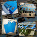 Keychain made of: Boeing 747-400 KLM PH-BFK (blue) PH-BFK (Blue)