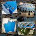 Keychain made of real aircraft skin: Boeing 747-400 KLM PH-BFK (blue)  PH-BFK (Blue)