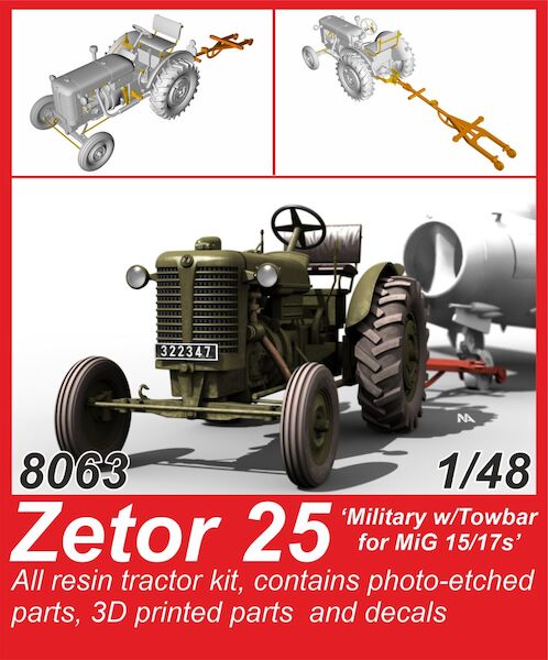 Zetor 25 'Military w/Towbar for MiG 15/17s' 8063
