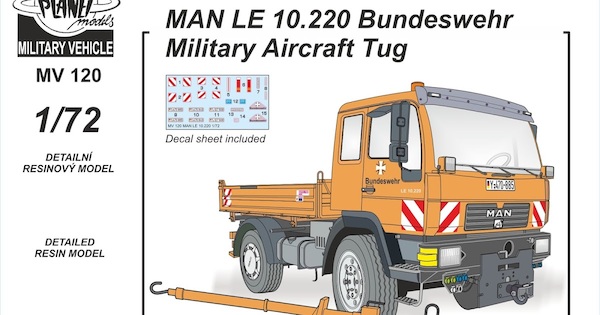 MAN LE10.220 Bundeswehr Military Aircraft tug  MV120