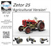Zetor 25 'Agricultural Version 129-MV129