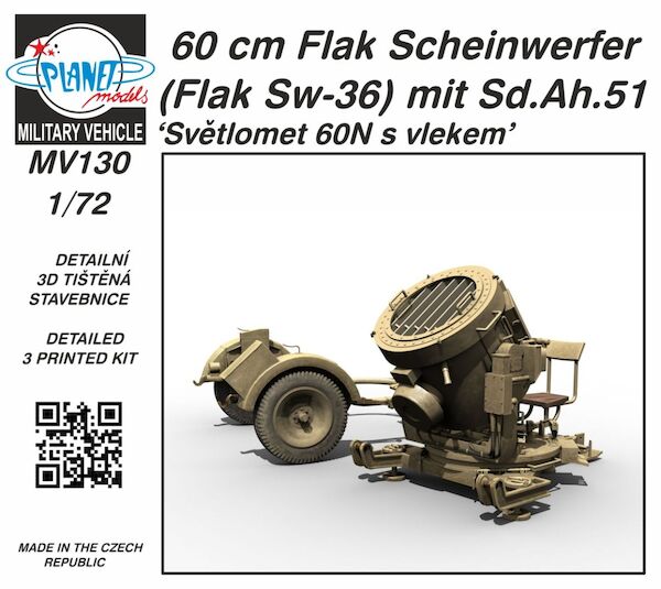 60 cm Flak Scheinwerfer (Flak Sw-36) mit Sd.Ah.51  MV130