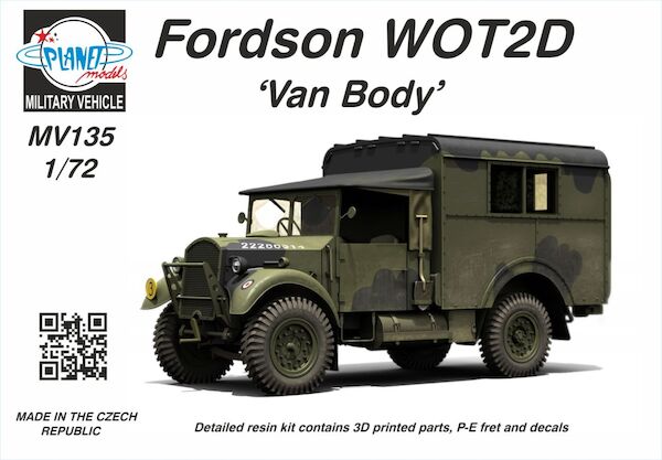 Fordson WOT2 E (15CWT) 'Van Body' MV135