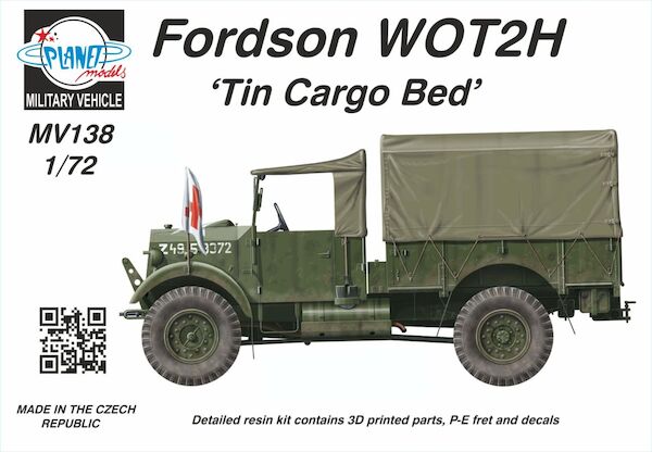 Fordson WOT2 E (15CWT) 'Tin Cargo Bed' MV138