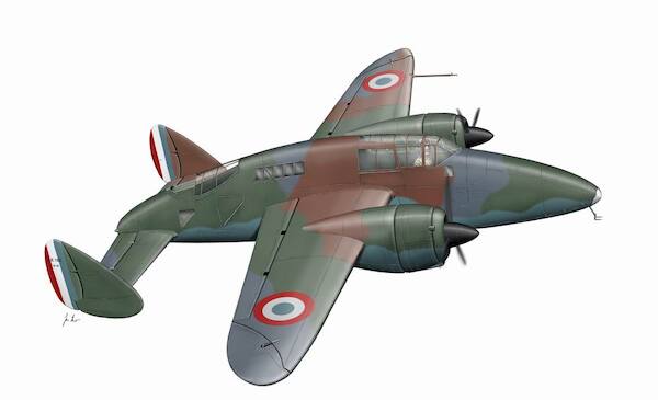 SNCASE SE-100 French Heavy Fighter Prototype  PL172