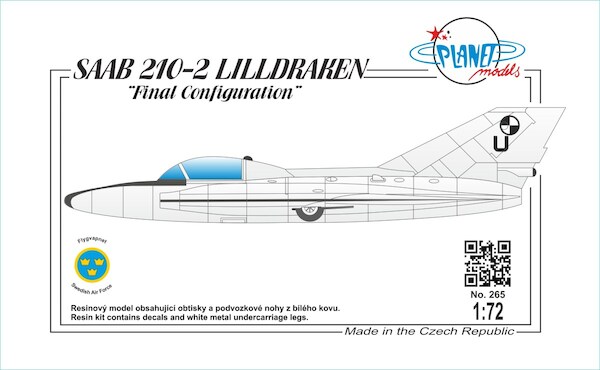 SAAB 210-II Lilldraken "Final Configuration" PL265