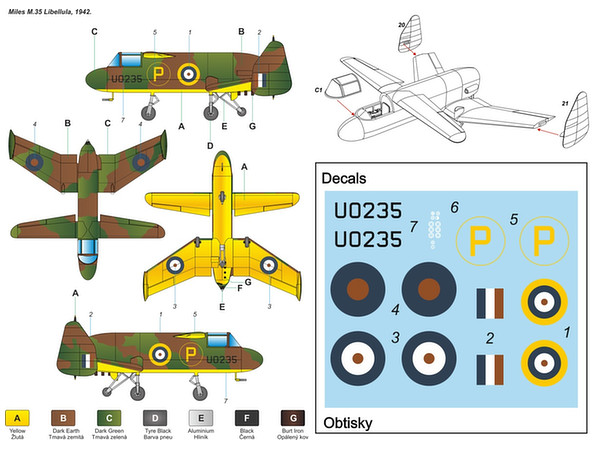 Miles M35 Libellula PL270