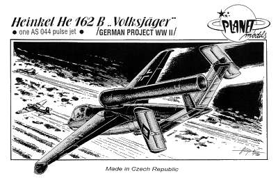 Heinkel He162B Volksjager PLA008