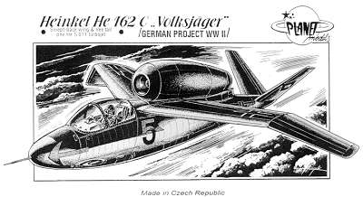 Heinkel He162C Volksjager  PLA010
