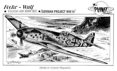 Focke Wulf Einzitser PLA019