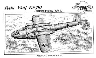 Focke Wulf FW191  PLA038
