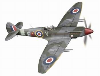 Planet PLA101 Suprmarine Spitfire MK21 Five Blade propeller