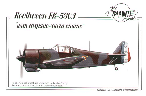 Koolhoven FK58C-1 (French AF) PLA179
