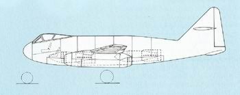 Messerschmitt P.1100a "Schnellbomber project" PLA190