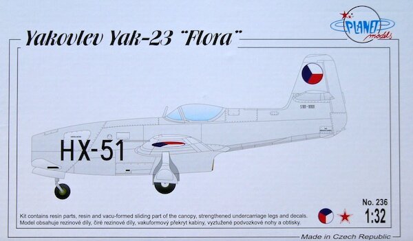 Yakovlev Yak23 "Flora"  PLA236