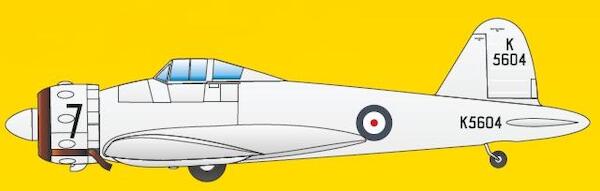 Gloster F.5/34 British Fighter Prototype PLA258