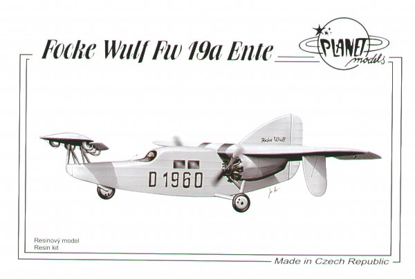 Focke Wulf Fw19a Ente PLT183