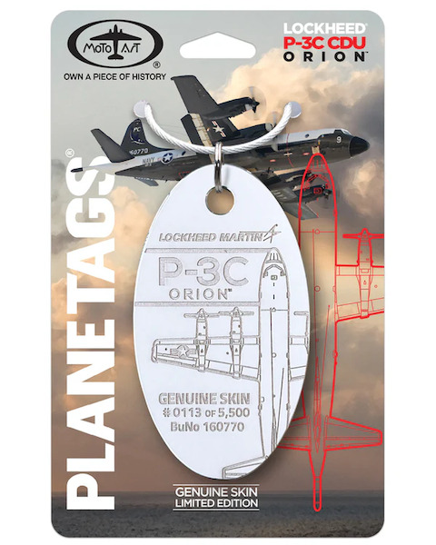 Keychain made of: P-3C CDU Orion 160770 (White)  160770 WHITE