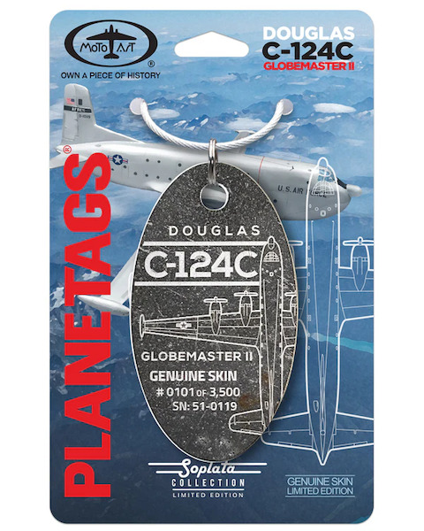 Keychain made of: C-124C Globemaster II 51-0119 (Patina)  51-0119 PAT