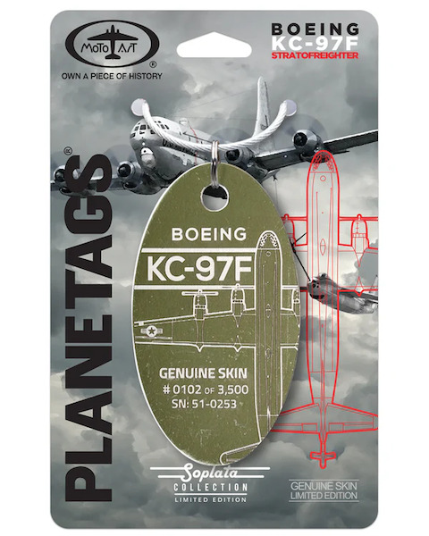 Keychain made of: KC-97F Stratofreighter 51-0253 Interior Green 51-0253-G