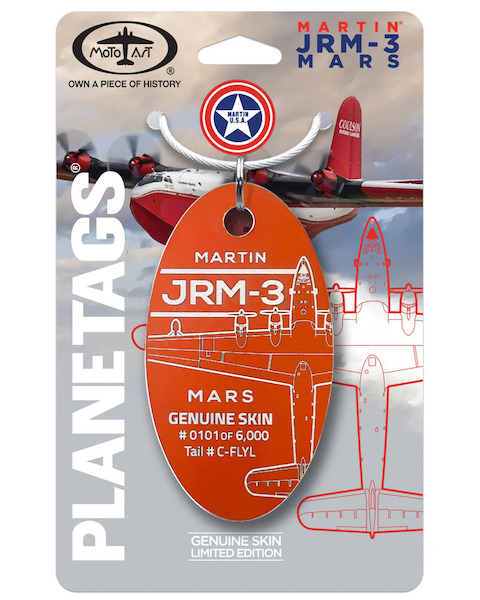 Keychain made of: Martin JRM-3 Hawaii Mars C-FLYL (Red) C-FLYL-R