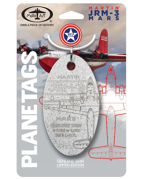 Keychain made of: Martin JRM-3 Hawaii Mars C-FLYL (White) C-FLYL-W