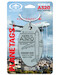 Keychain made of real aircraft skin: Airbus A320 Air Canada C-FTJO (toothpaste mint) 
