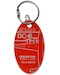Keychain made of real aircraft skin: DC-6 N90739: Monkees Summer of love tour DC-6  DC-6 N90739 red
